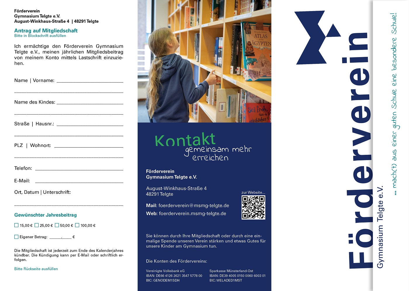 Neuer Flyer des Fördervereins steht zum Download bereit